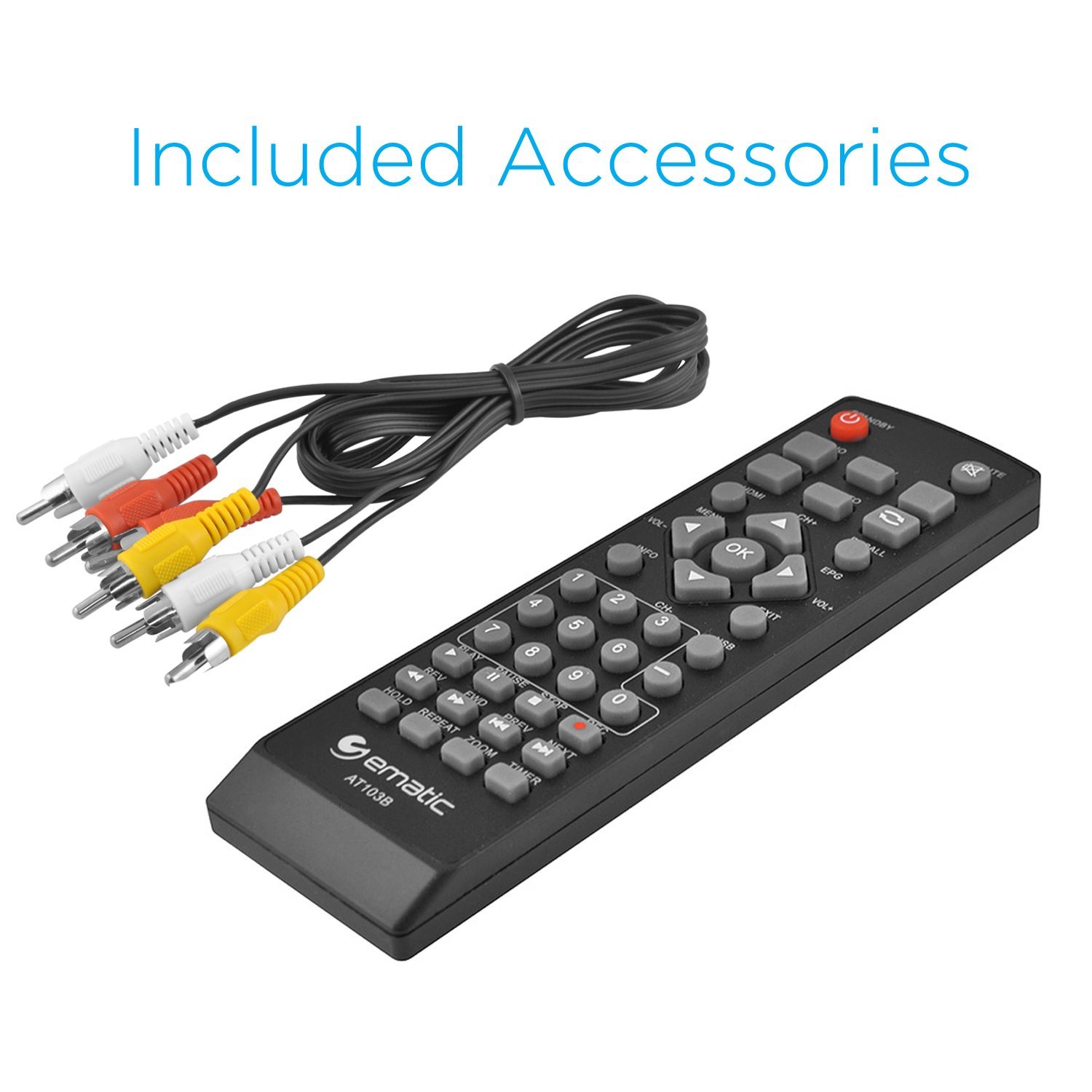 Digital Converter, Ematic Digital TV Converter Box with Recording