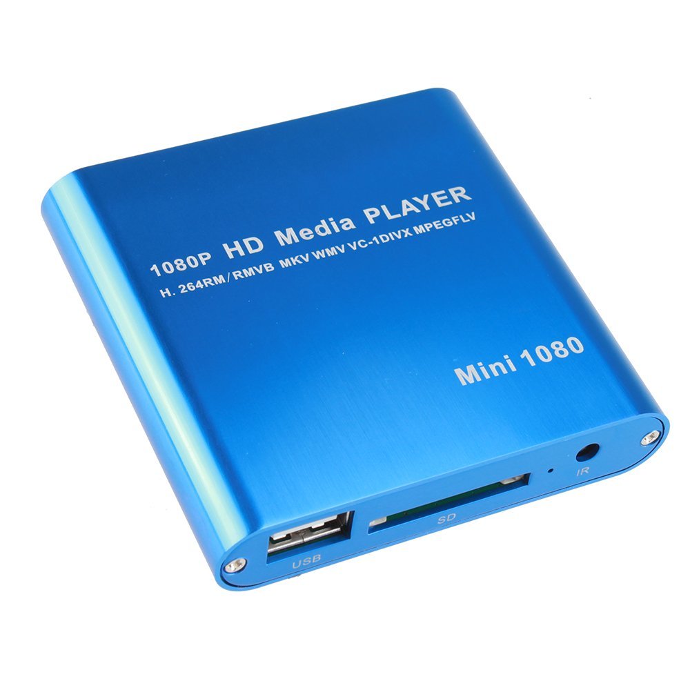 AGPtek Black Mini Full HD 1080P Digital Media PlayerMKV/RMSD/USB HDD