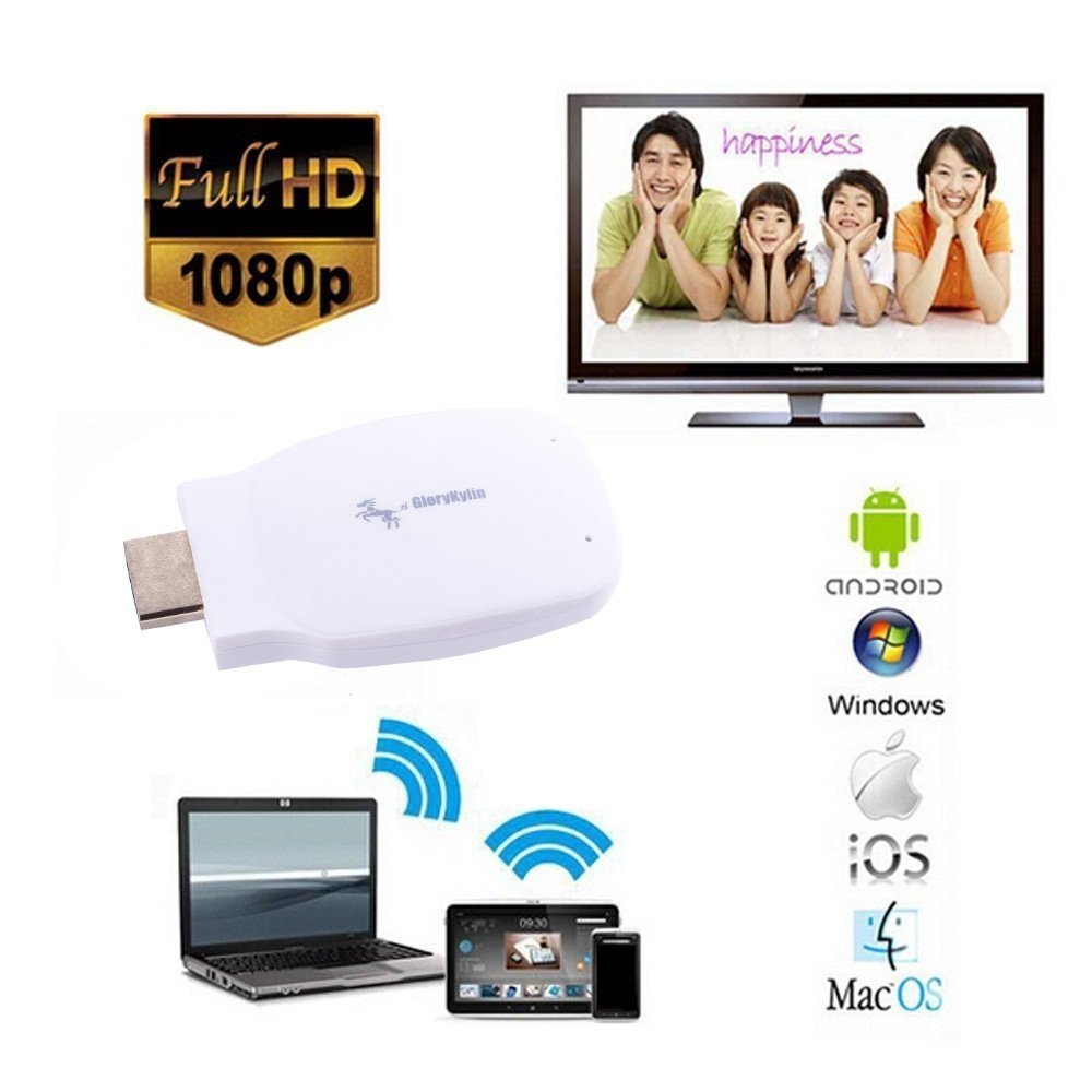 GloryKylin ALLCast Best Media Player for TV, Wireless TV Streamer. Full