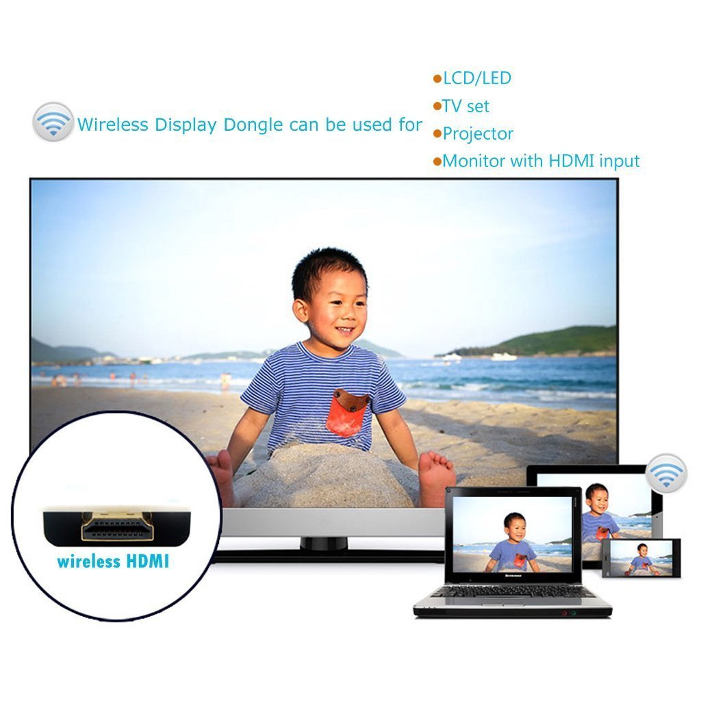 GloryKylin ALLCast Best Media Player for TV, Wireless TV Streamer. Full