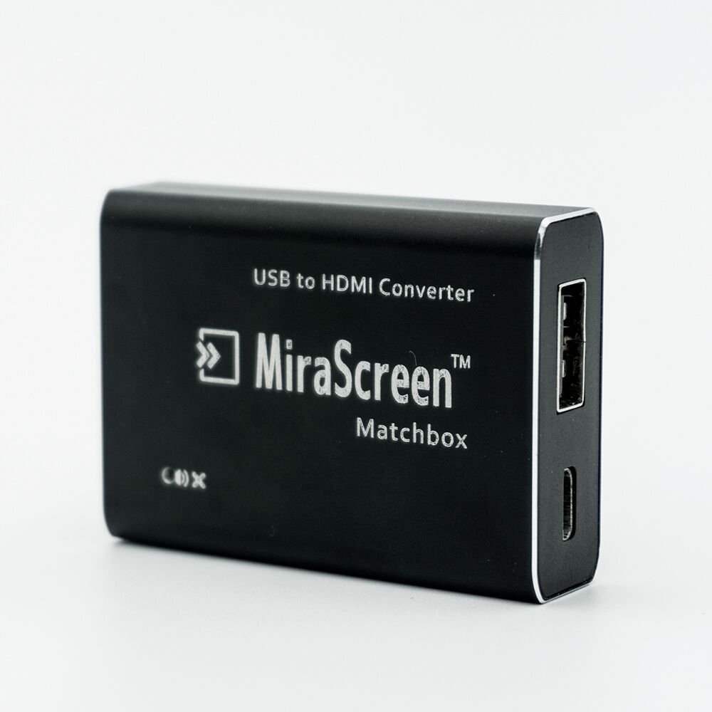 MiraScreen Matchbox USB to HDMI Converter 1080P Screen Mirror Display