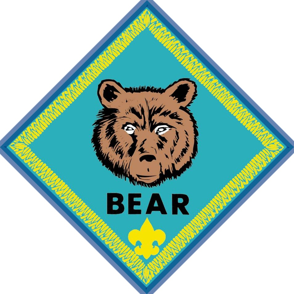 Cub Scout Bear Emblem drawing free image download