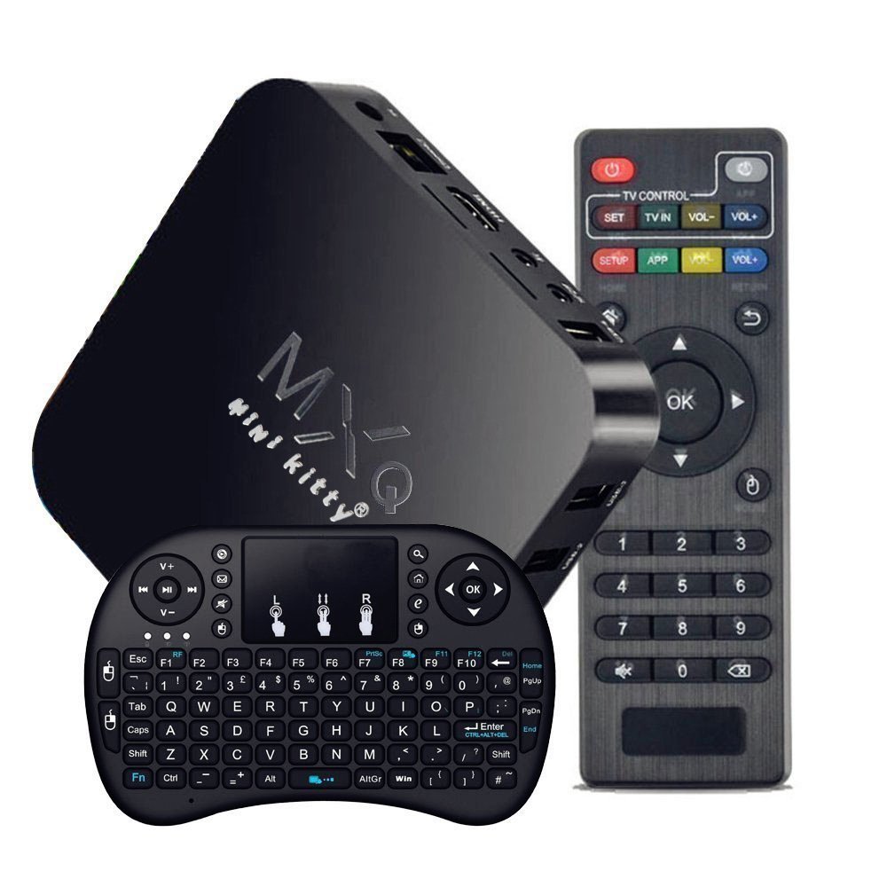 [Free Wireless Mini keyboard] Quad Core MXQ Smart TV BOX Mini PC