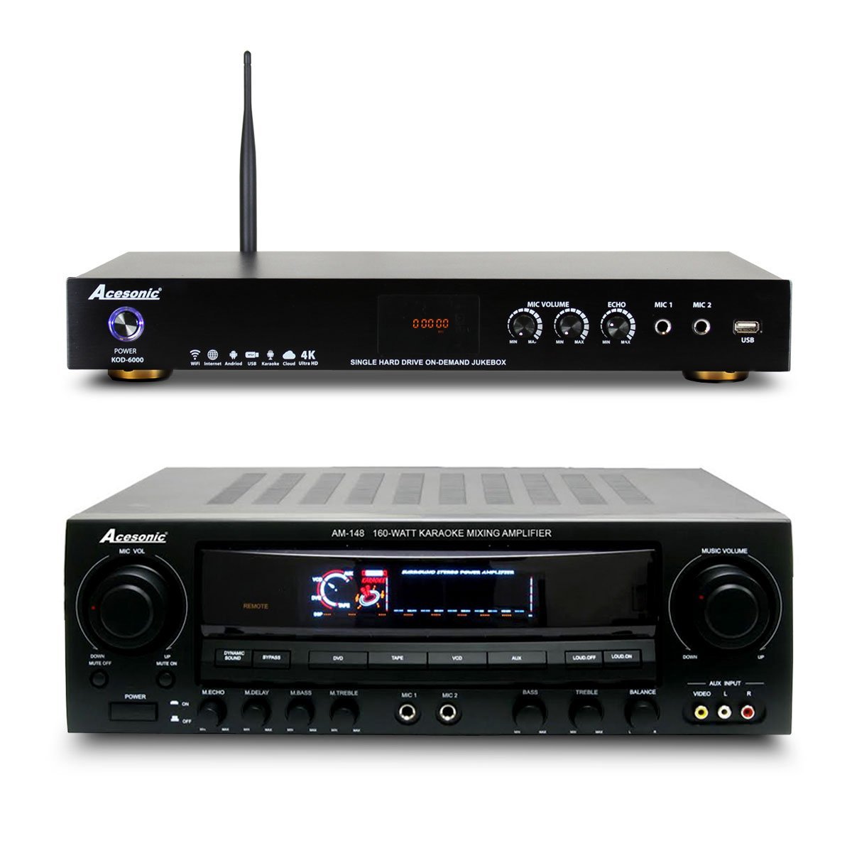 KOD6000 34,000 Songs Vietnamese Karaoke Player with Mixer Amplifier