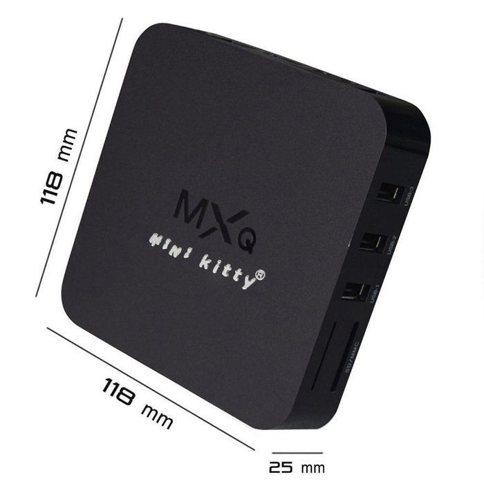 [Free Wireless Mini keyboard] Quad Core MXQ Smart TV BOX Mini PC