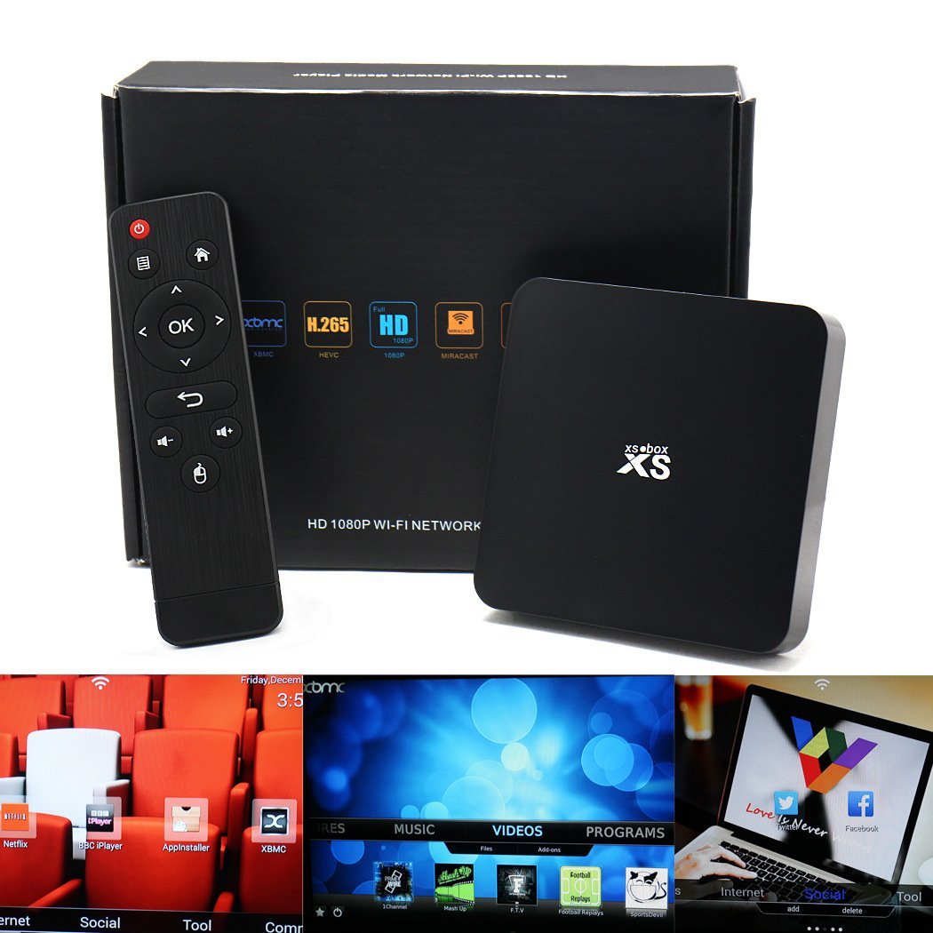 Android 4.4 TV Box Amlogic S805 QuadCore CortexA5 1.5GHz Mali450 1G