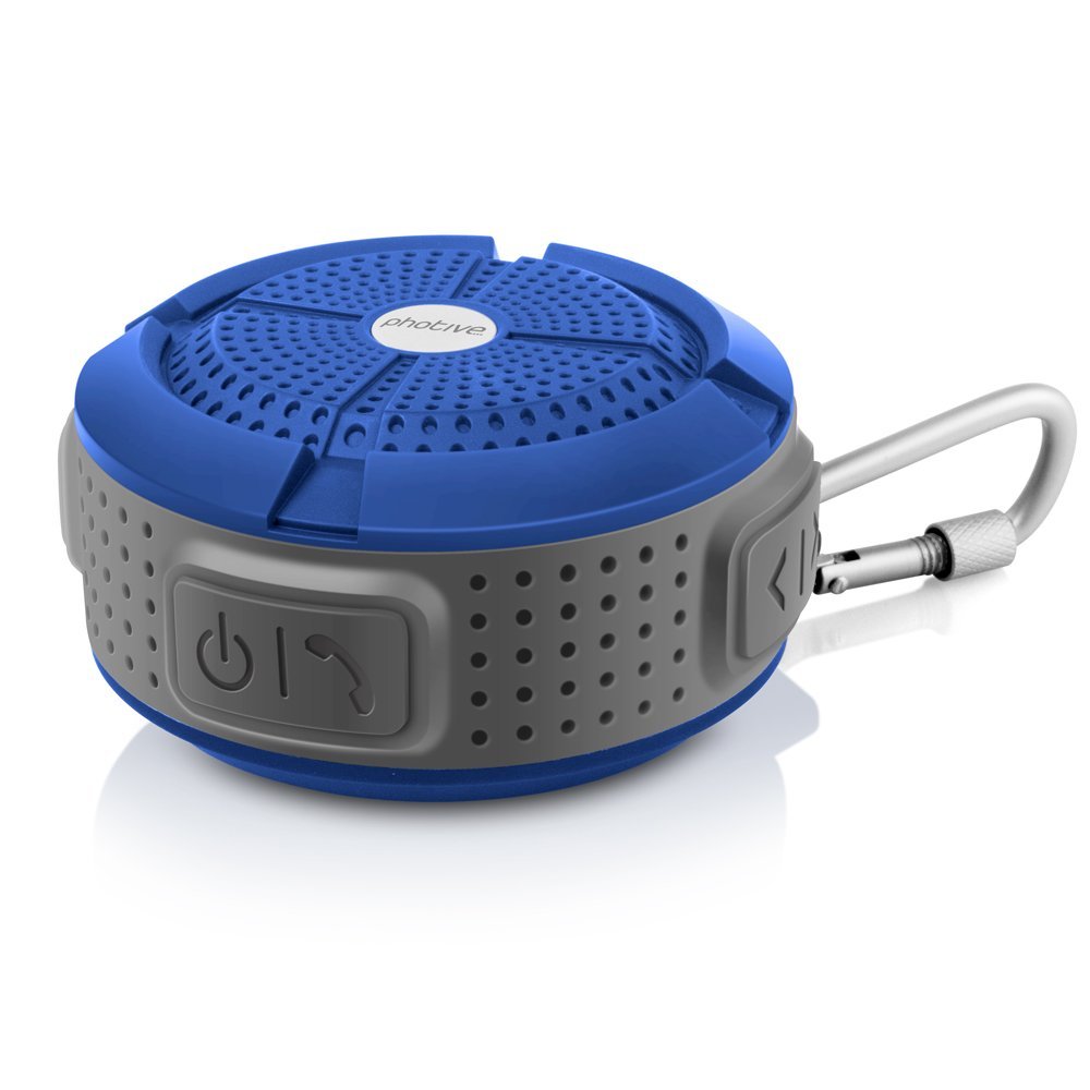 Photive Rain WaterProof Portable Bluetooth Shower speaker. Rugged