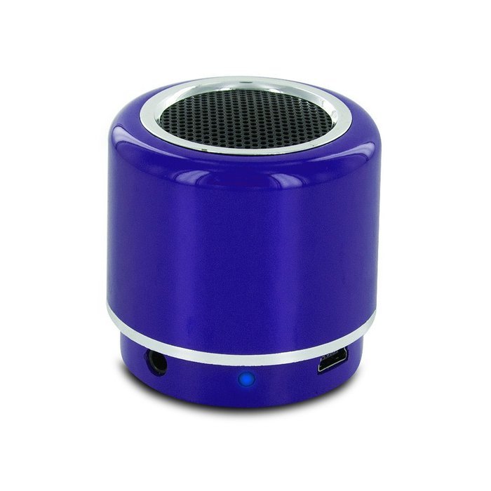 MiniBOOM Wireless Bluetooth Speaker with Rechargeable Battery (Silver