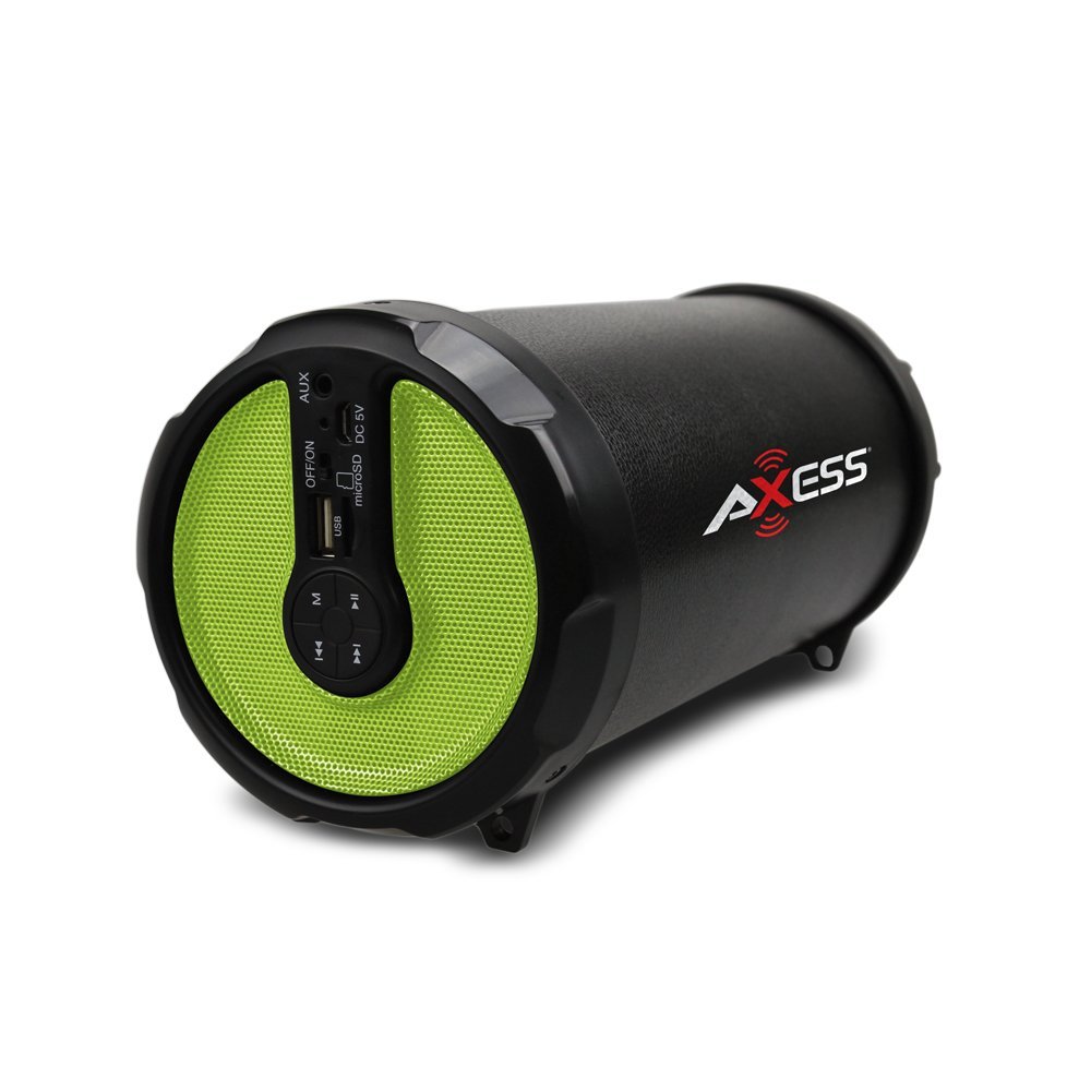 AXESS SPBT1030RD 2.1 Indoor/Outdoor HiFi Bluetooth Speaker with 3
