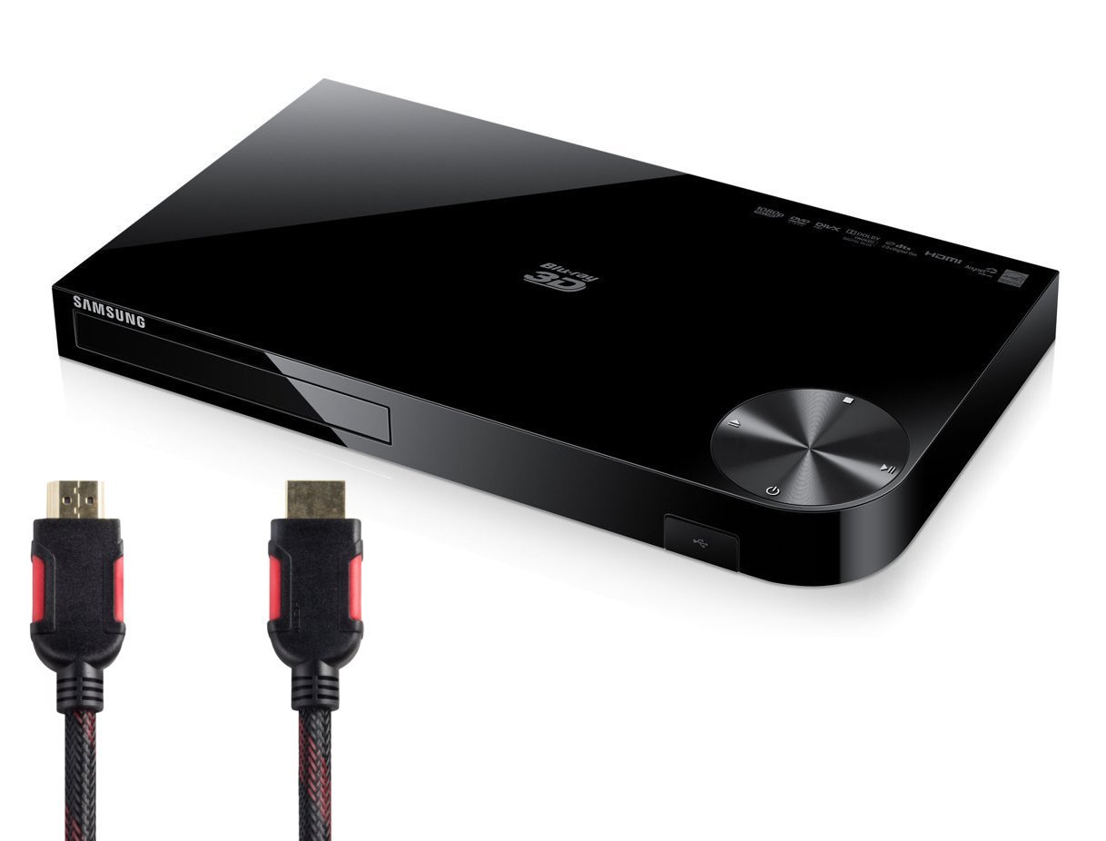 Samsung BDJM63C JSeries 3D WiFi 4K UHD Upscaling BluRay DVD Player