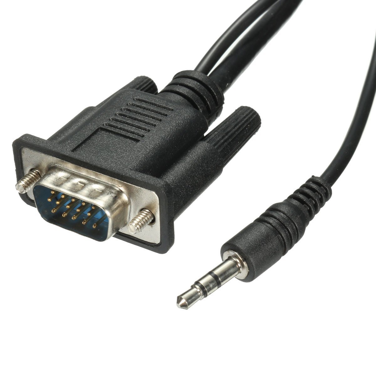 BephaMart 1080P VGA To HDMI HD Converter Adapter USB Audio Video Cable