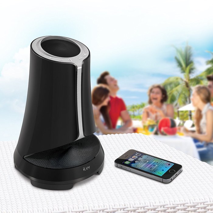 SyrenPro by iLuv Wireless WeatherResistant Outdoor Bluetooth Speaker