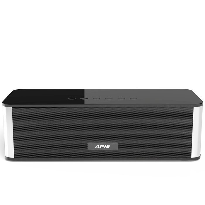 APIE Wireless Bluetooth Speaker Portable Stereo FM Radio, Support USB