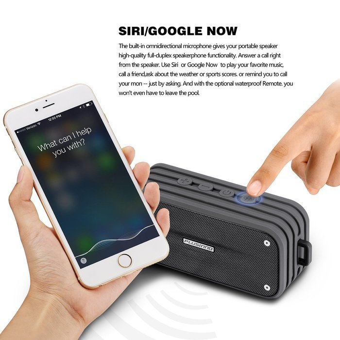 HDYD Waterproof Portable Wireless Bluetooth Speaker with Built In Microphone Bluetooth Speaker 4