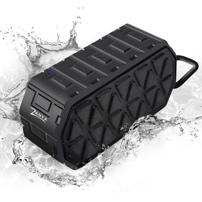 ZANYA Outdoor Speakers, Best Portable IPX6 waterproof Bluetooth 4.0