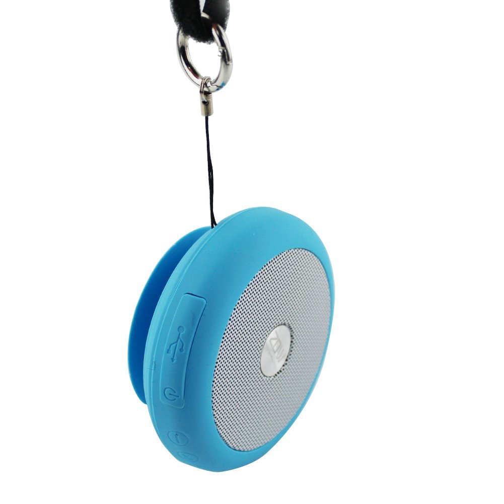 Shower Speaker, Portable Wireless FM Radio Speakers with Suction Cup