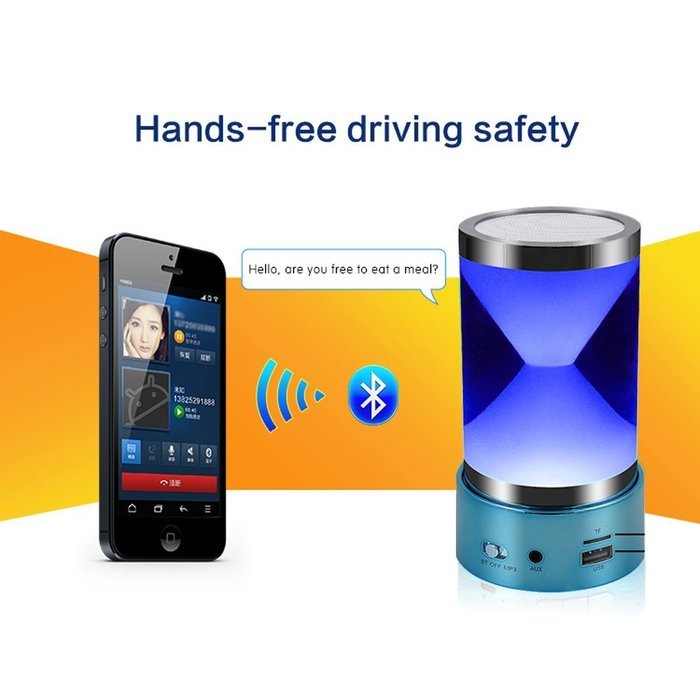 Portable Subwoofer Wireless Hourglass Bluetooth Speaker with Color