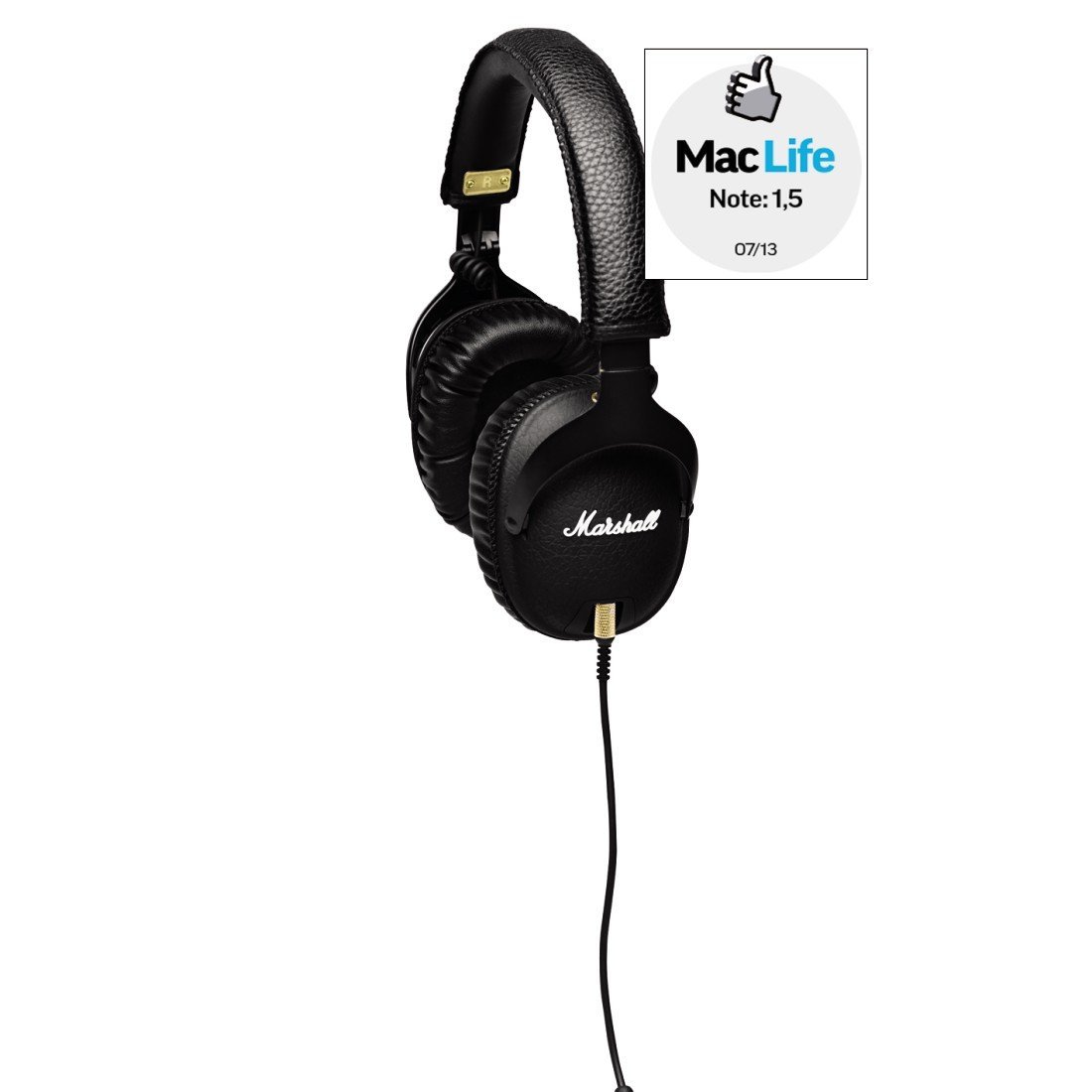 Marshall Headphones MACCS00152 Monitor Headphones, Black N12 free