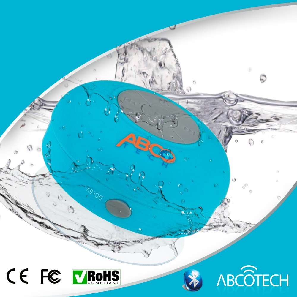 Wireless Bluetooth Waterproof Shower Speaker Blue,3.0 Speaker, Mini