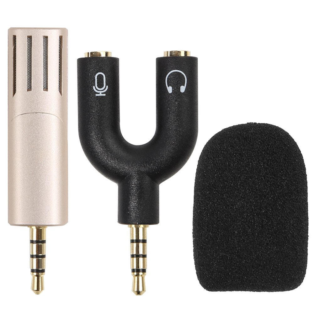 Koolertron Mini Condenser Microphone for Mobile Phone Interviewing
