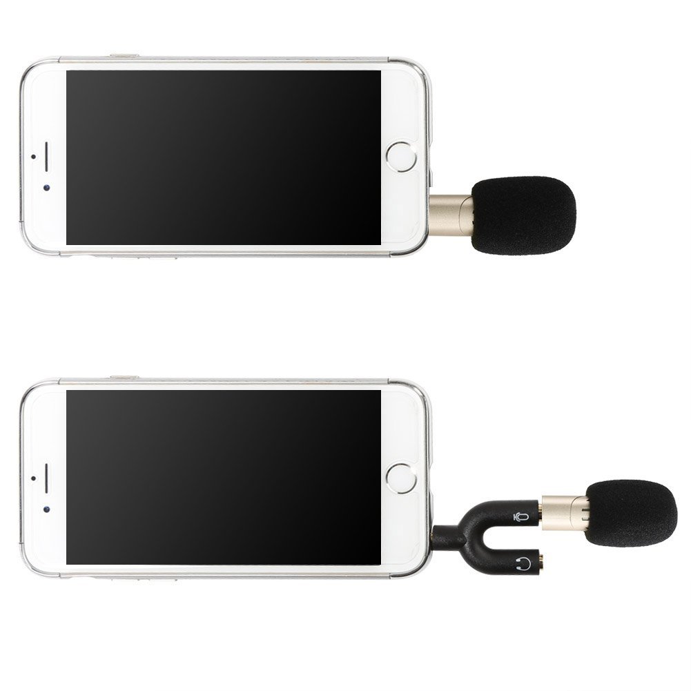 Koolertron Mini Condenser Microphone for Mobile Phone Interviewing