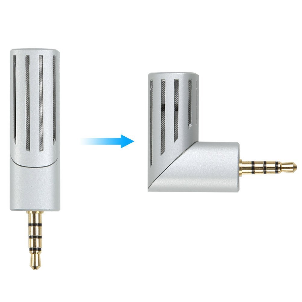 Koolertron Mini Condenser Microphone for Mobile Phone Interviewing