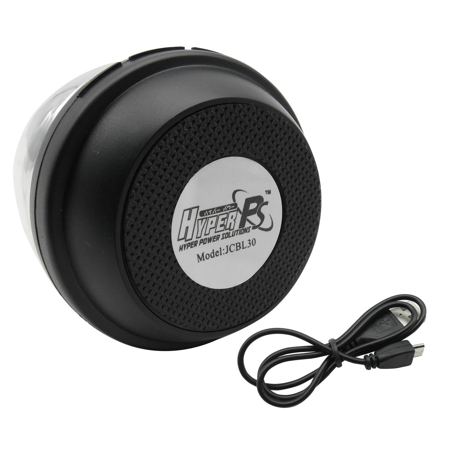 HyperPS M30 White Bluetooth Mini Speaker with LED Night Light