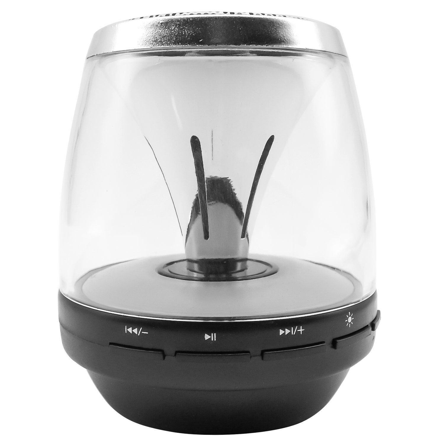 HyperPS M30 White Bluetooth Mini Speaker with LED Night Light