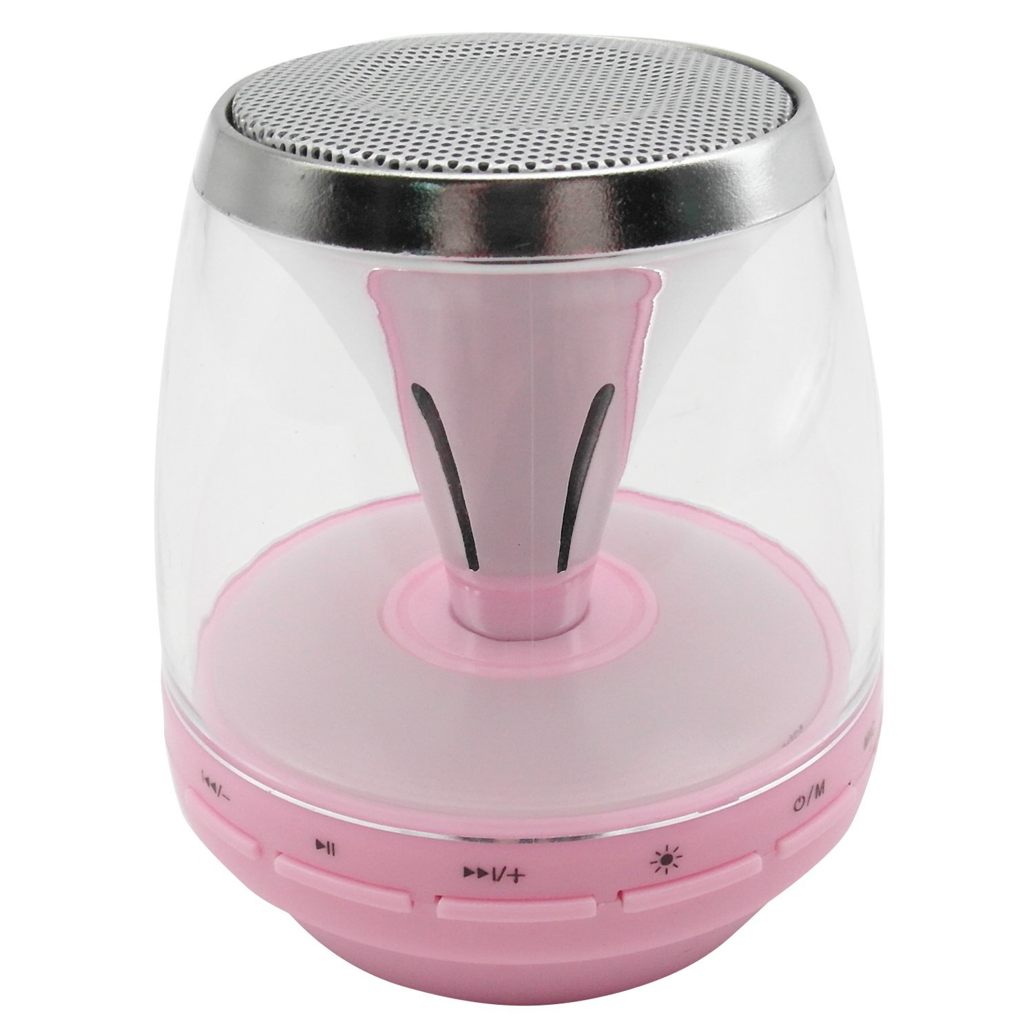 HyperPS M30 White Bluetooth Mini Speaker with LED Night Light