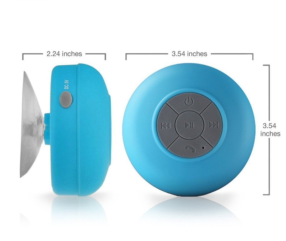 NOKEA Wireless Bluetooth 3.0 Waterproof Outdoor & Shower Speaker, Mini