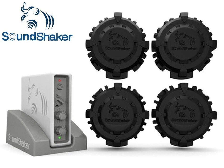 SoundShaker Sound Shaker Bass (4) Tactile Transducers and (1) Amplifier