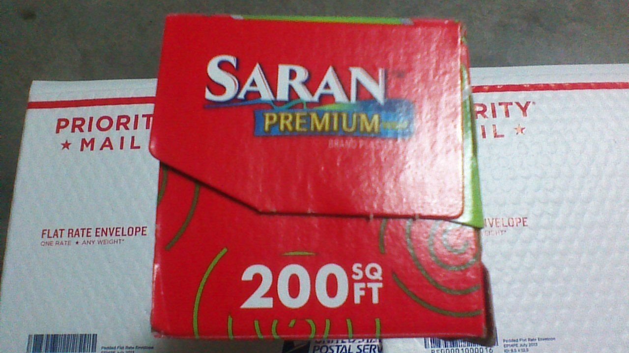 Saran Premium Plastic Wrap,Heavy Duty,200 sq ft each Limited Holiday