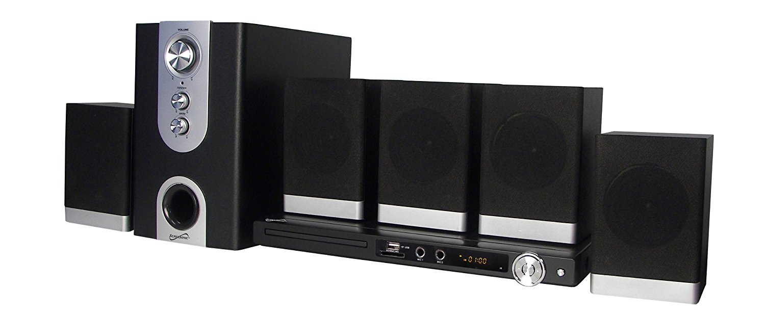 Supersonic SC36HT 5.1 Channel DVD Home Theater System (Discontinued by