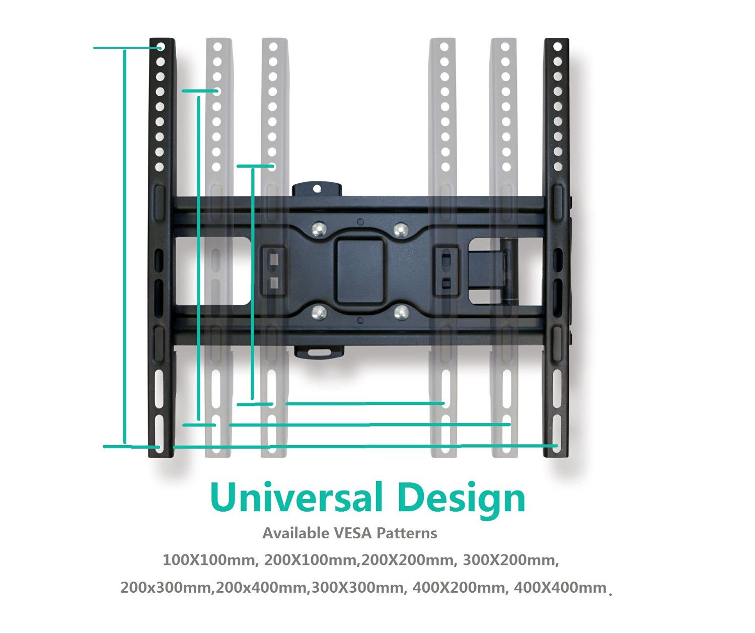 HARFING Full Motion Articulating TV Wall Mount Bracket for most 2655