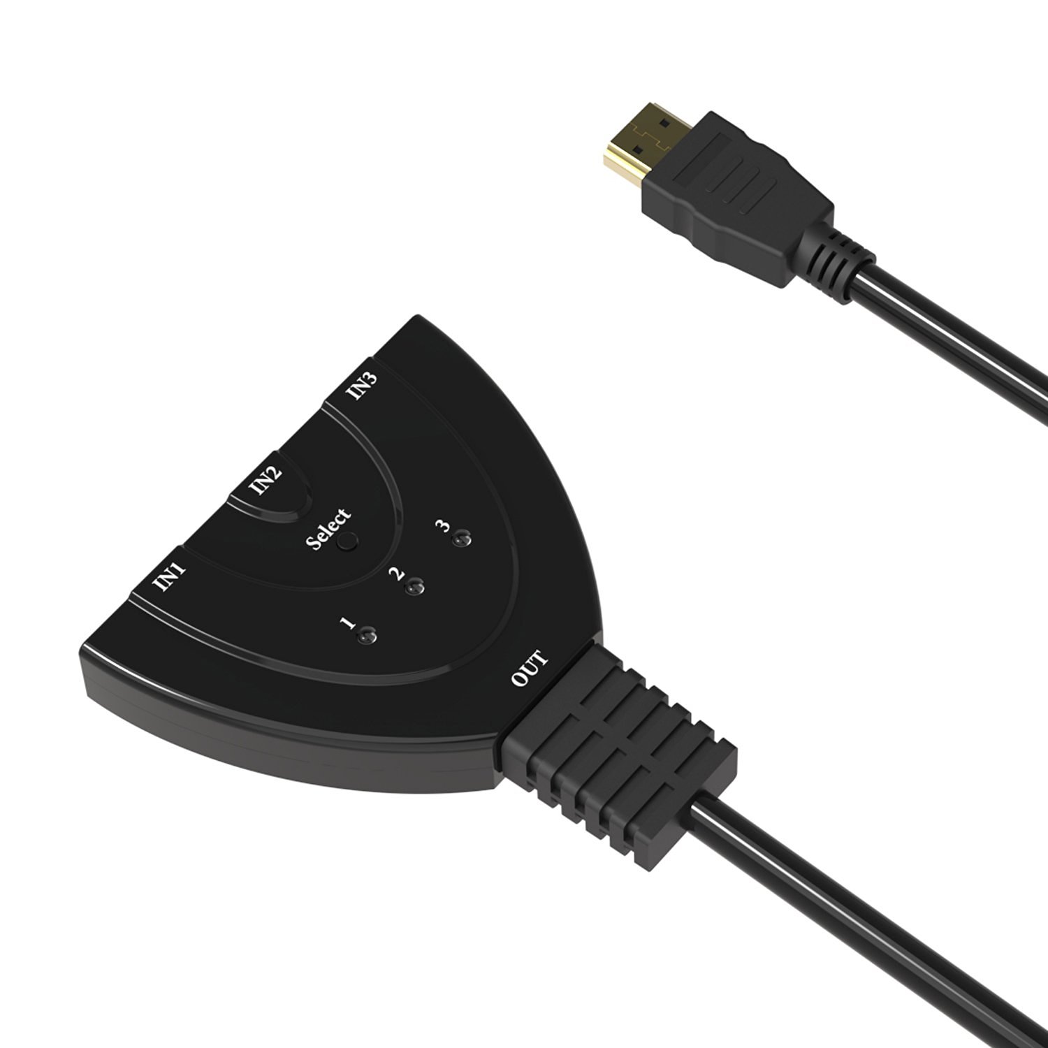 HDMI Splitter, HDMI Switch Badalink Premium Quality 3 Port HDMI