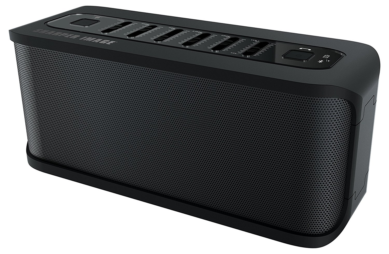 SHARPER IMAGE SBT609BK Custom Sound Bluetooth Speaker With Dancing LED