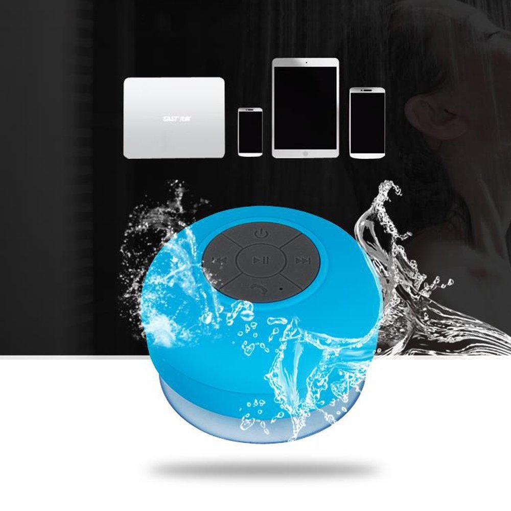 Protech Bluetooth Waterproof IPx4 Shower Wireless Speaker 3.0, Mini