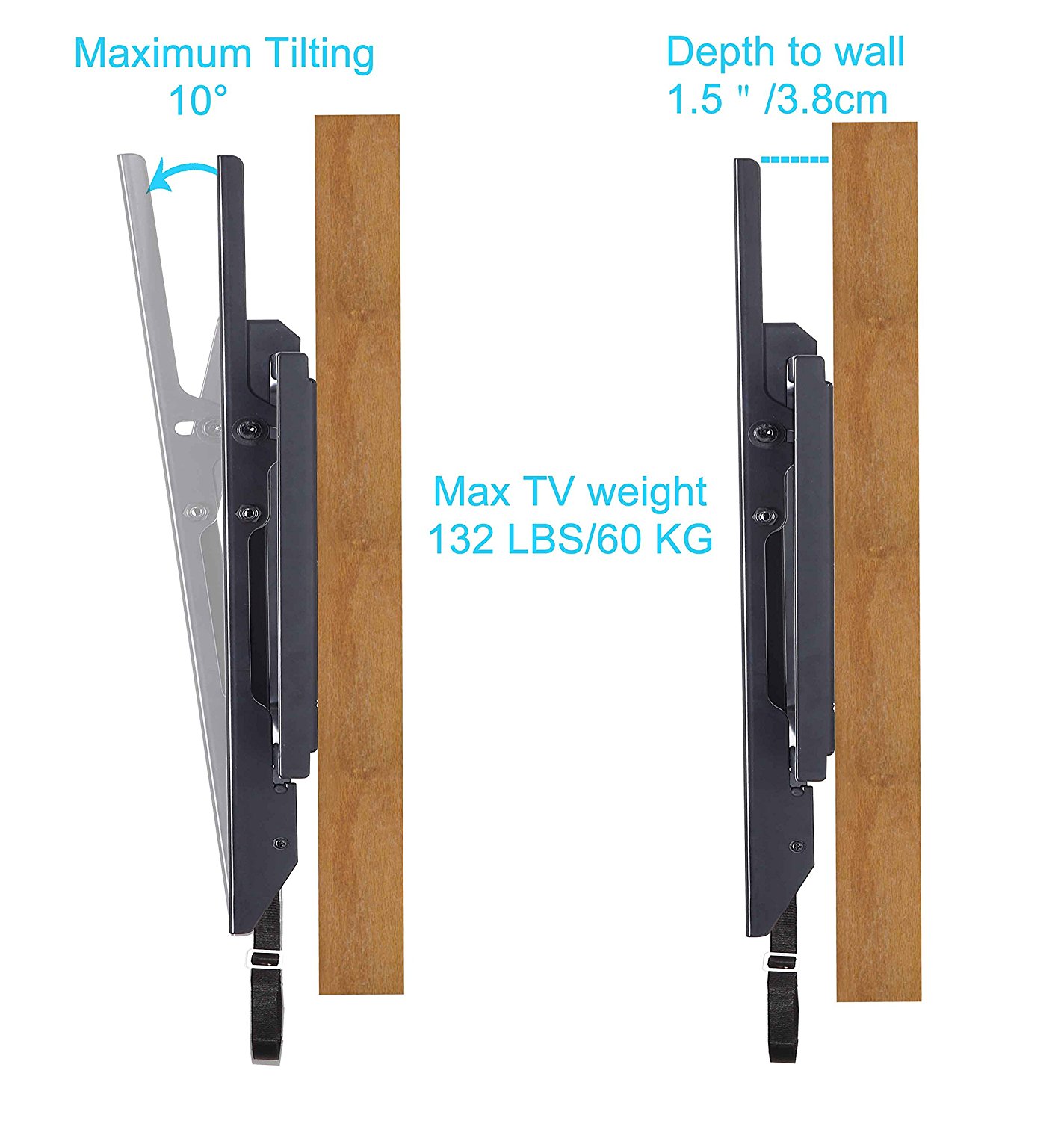 Mounting Dream MD2268LK TV Wall Mount Tilting Bracket for Most 4270
