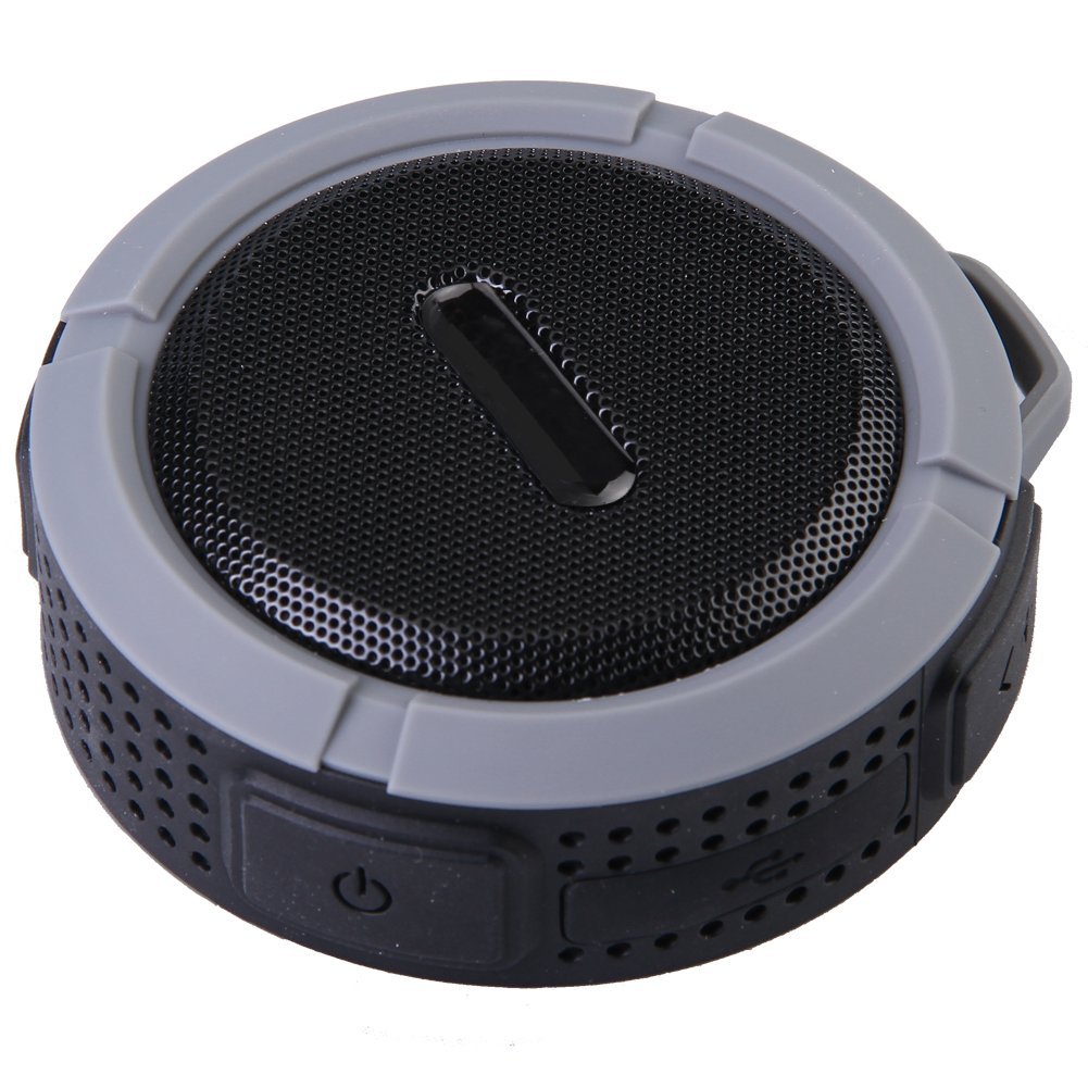 Waterproof Car Wireless Speaker Portable Mini Bluetooth Speaker Grey N8