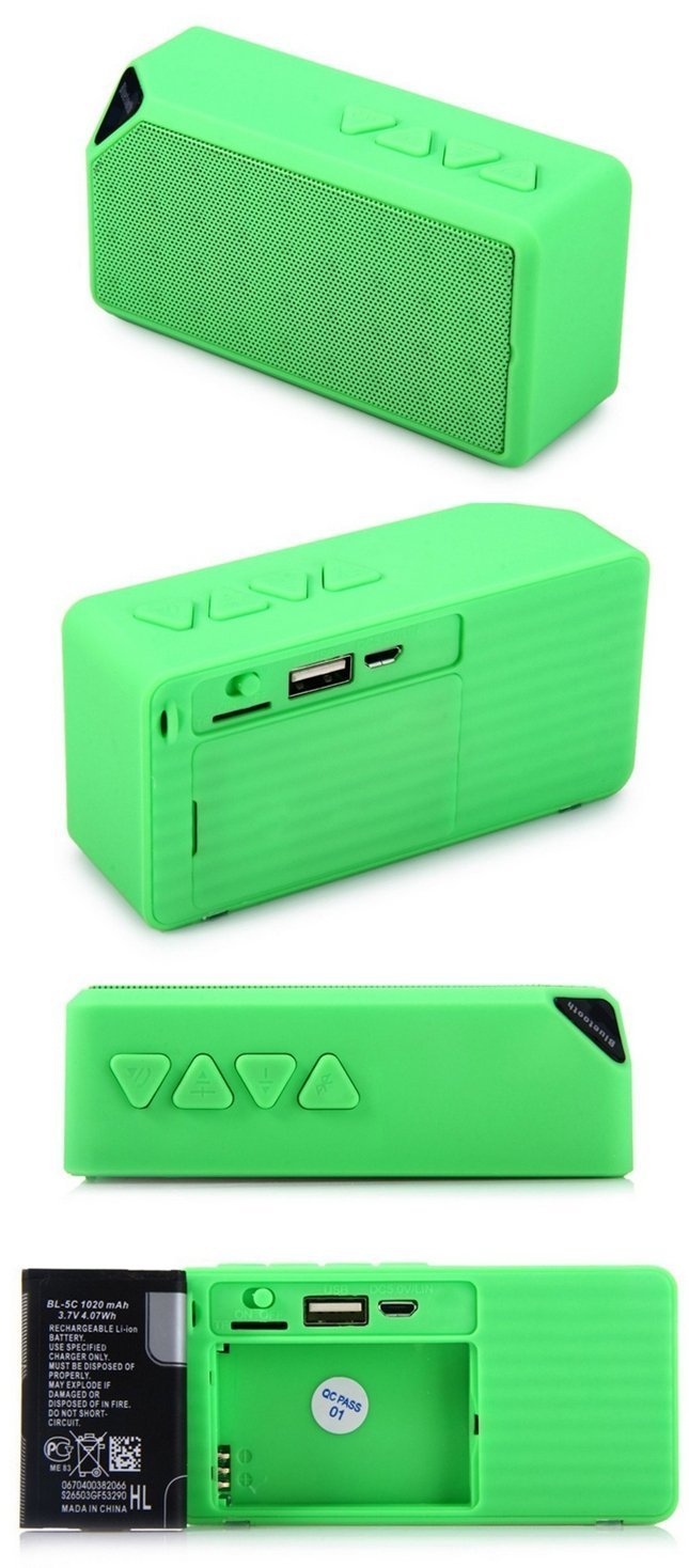 OWIKAR X3 Mini Portable Wireless Bluetooth Speakers Handfree