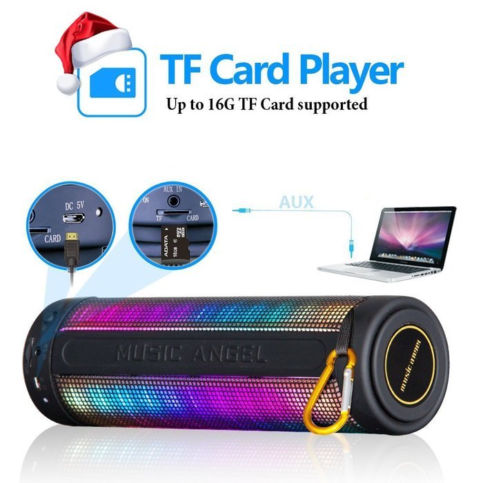 MUSIC ANGEL ® Portable Wireless Bluetooth Speakers 4800mAh Rechargeable