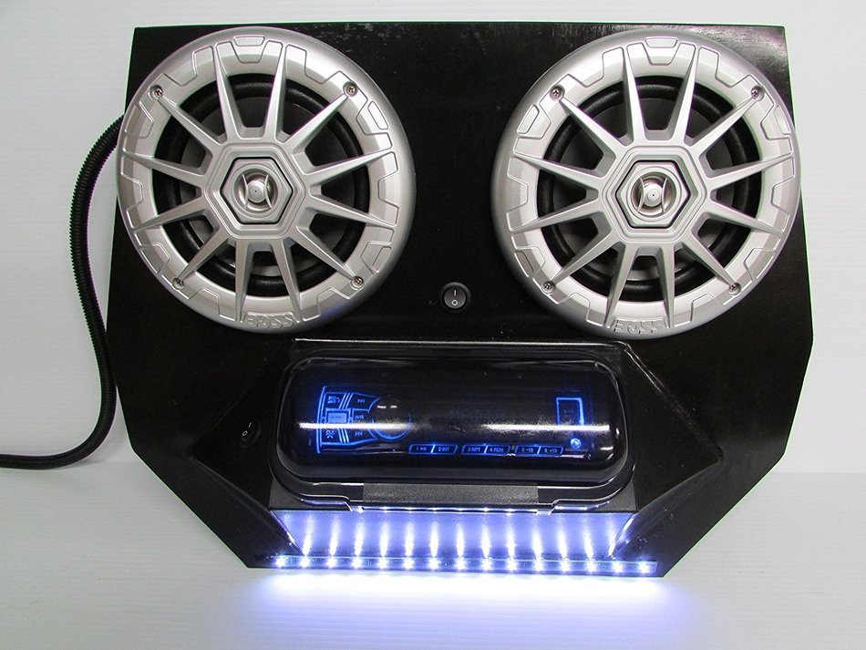 SD 2BBT2RGB Polaris RZR Stereo System Bluetooth UTV Side by Side (26.