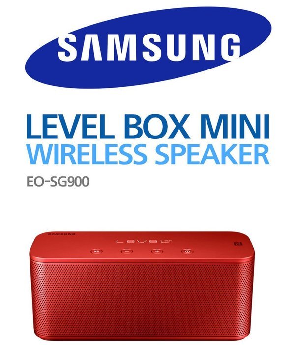 SAMSUNG EOSG900 LEVEL Box Mini Portable Bluetooth Speaker, Works for