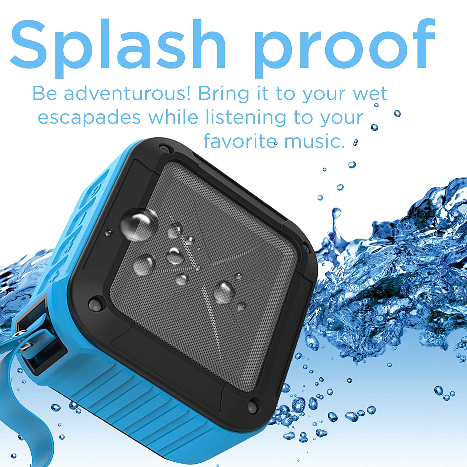 Top Outdoor/Shower Waterproof Portable Wireless Bluetooth 4.0 Speaker