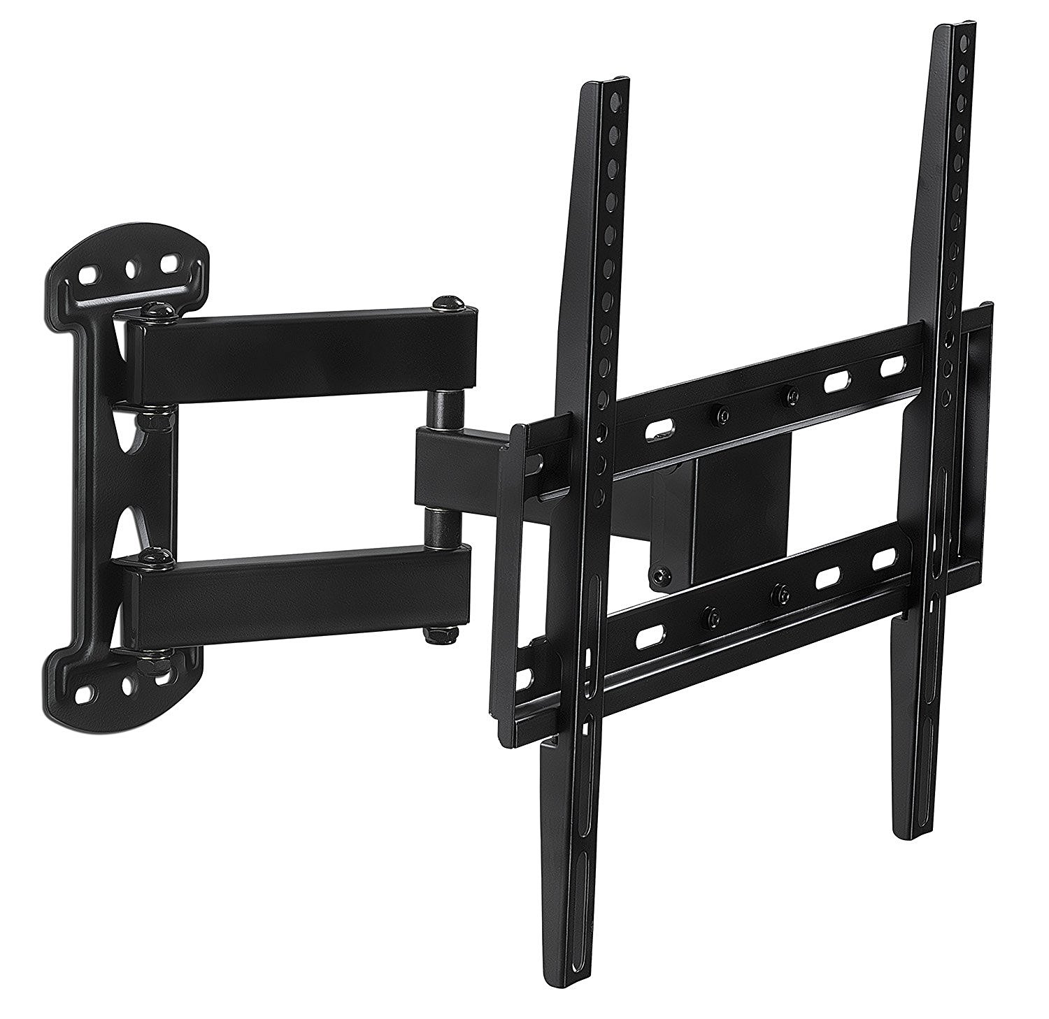 MountIt! Full Motion TV Wall Mount Corner Bracket, VESA 400 x 400