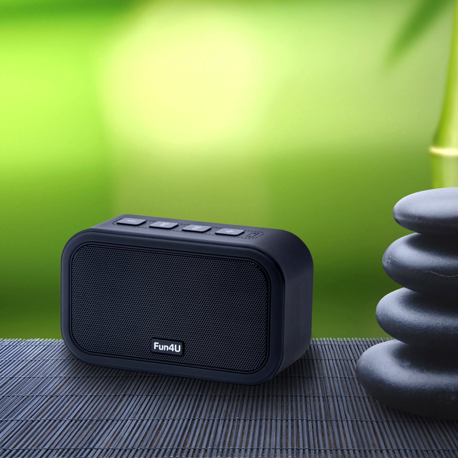 IFun4U Stereo Bluetooth Speaker, Mini Portable Wireless Speaker with