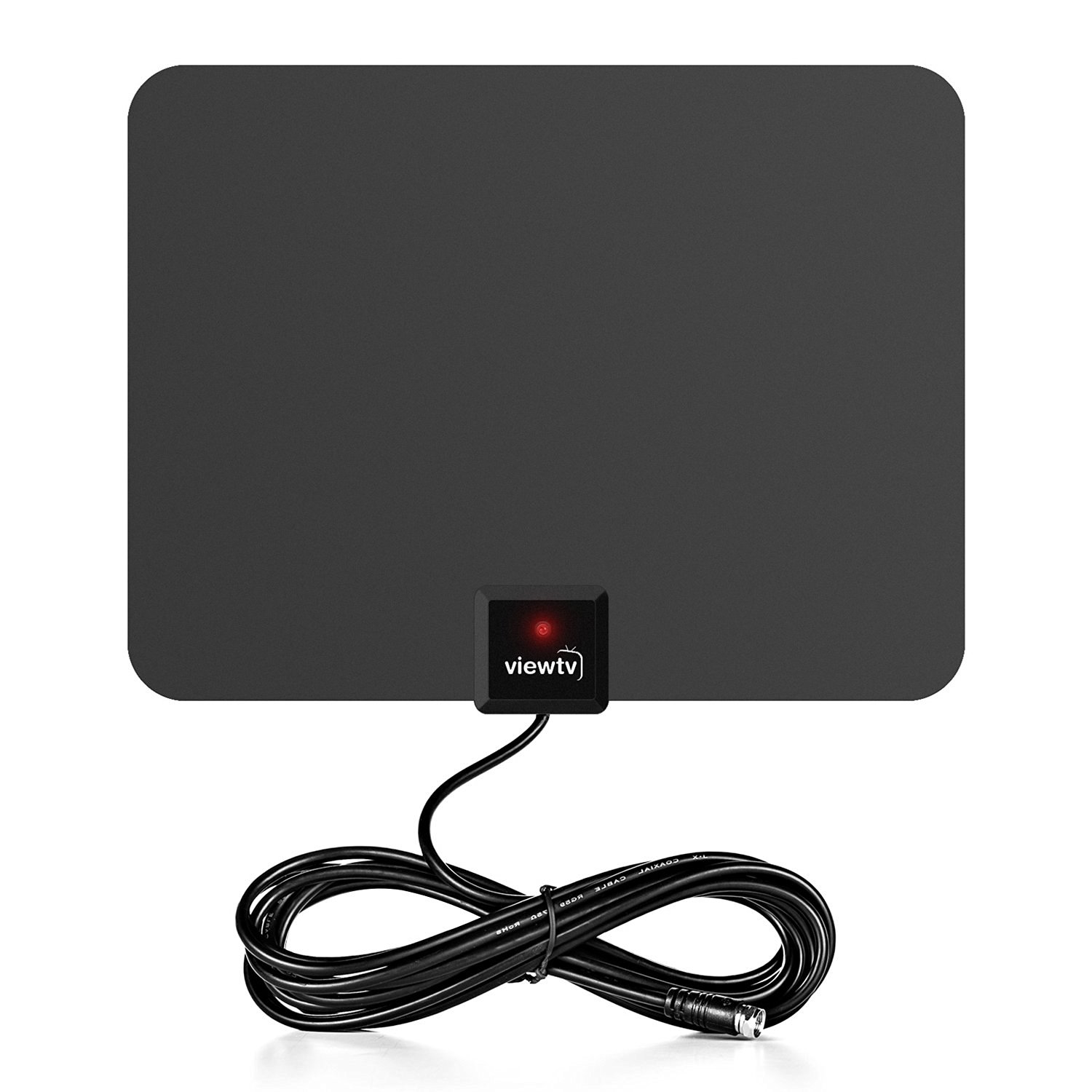 ViewTV Silver Series Flat HD Amplified Digital Indoor TV Antenna with