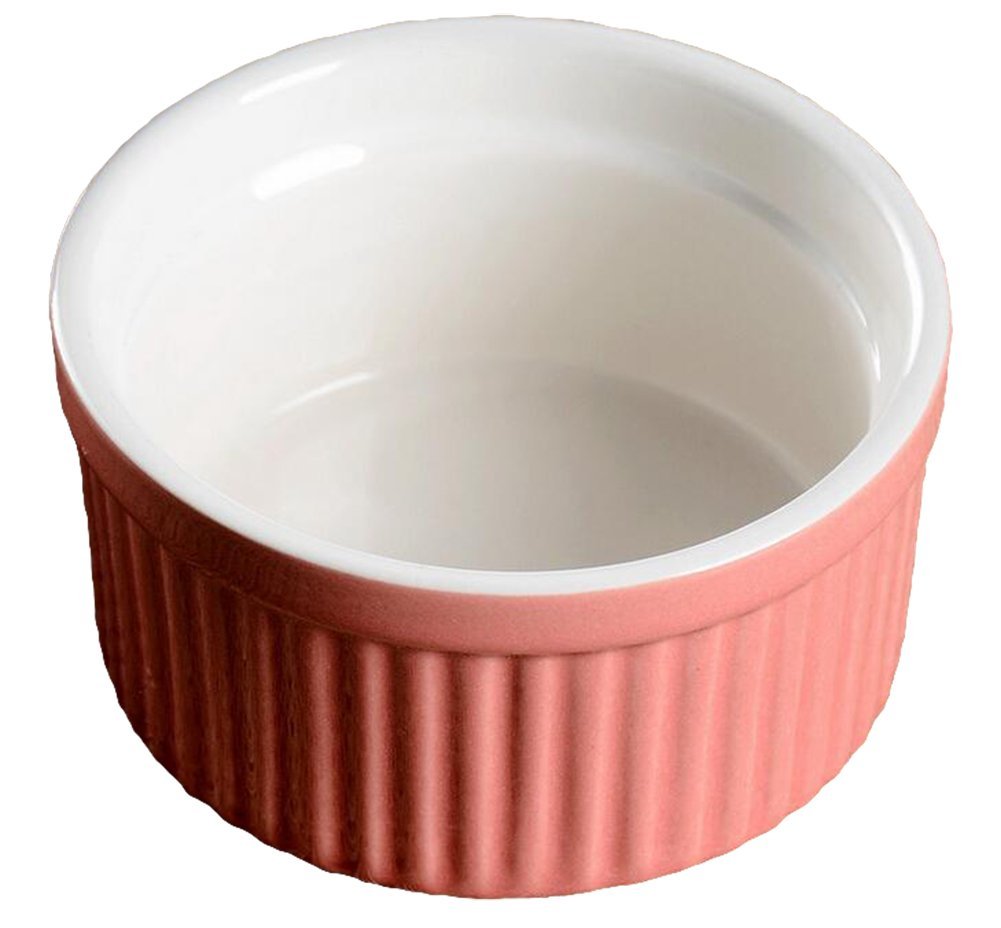Freedi Ceramic Baking Dishes Bowl Pudding Dessert Plate Souffle Mould