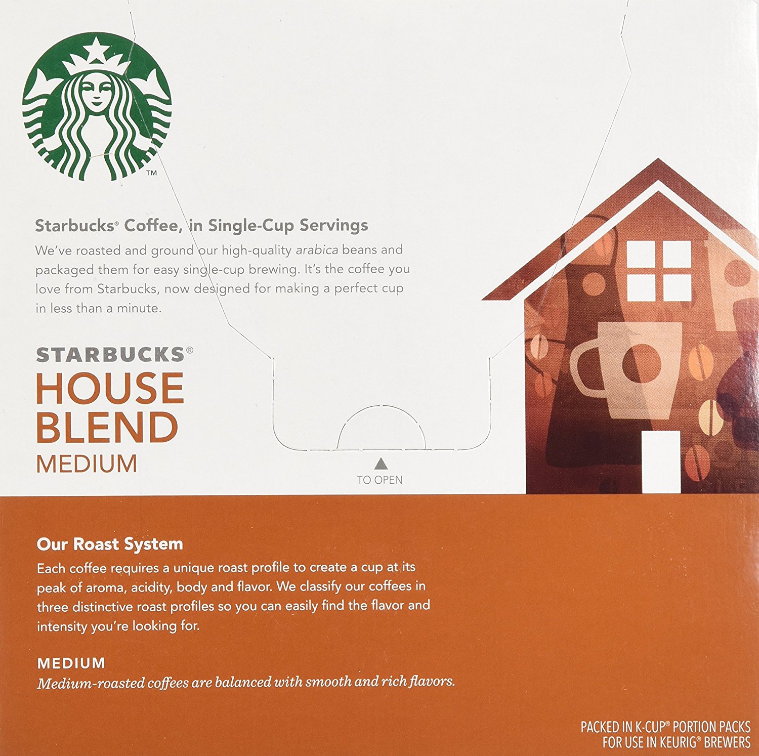 Starbucks House Blend Medium Roast Coffee Keurig KCups N5 free image