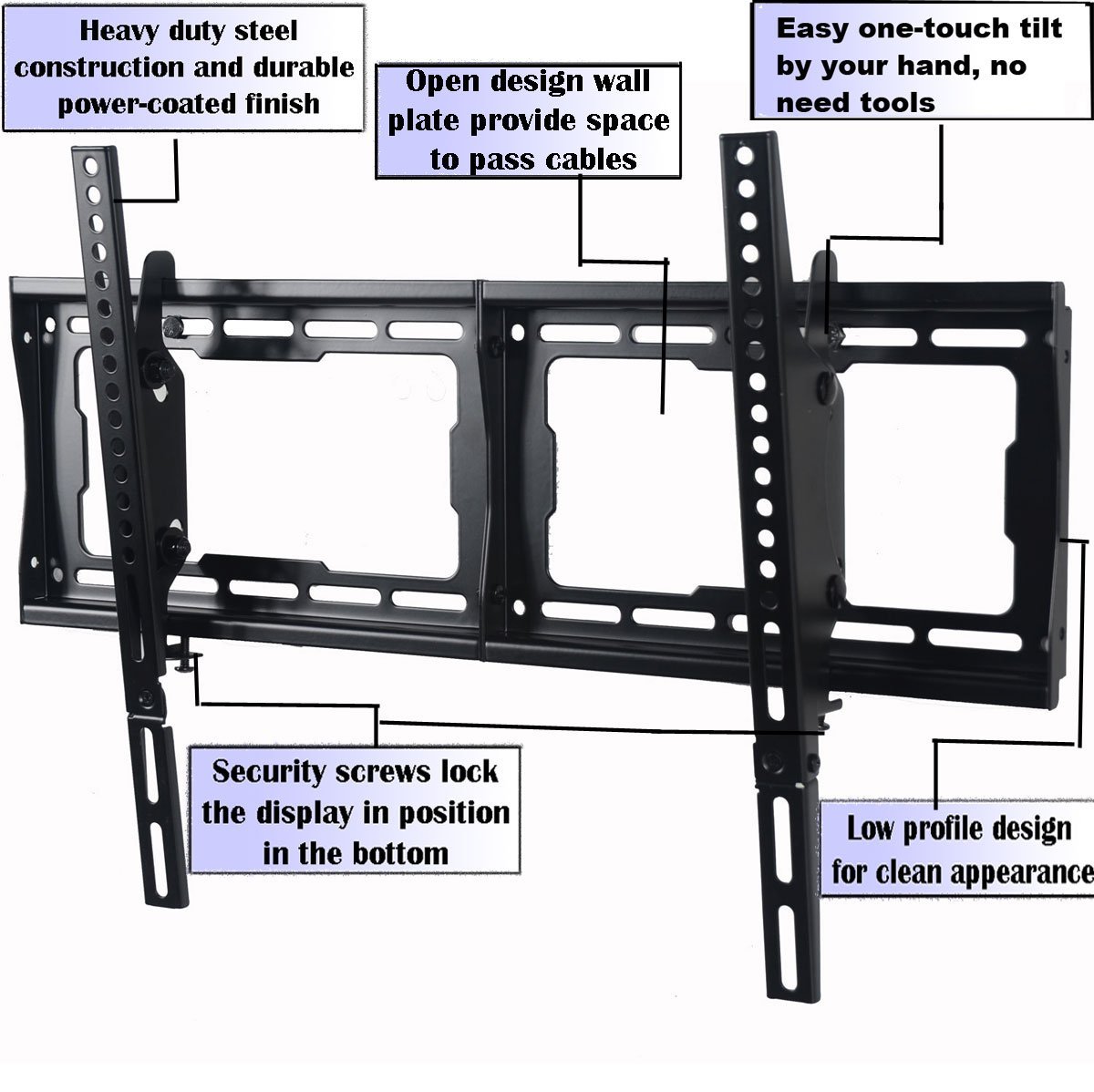 VideoSecu Mounts Tilt TV Wall Mount Bracket for Most 23" 75" Samsung